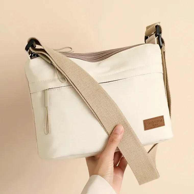 3-Pocket Shoulder Crossbody Bag for Women